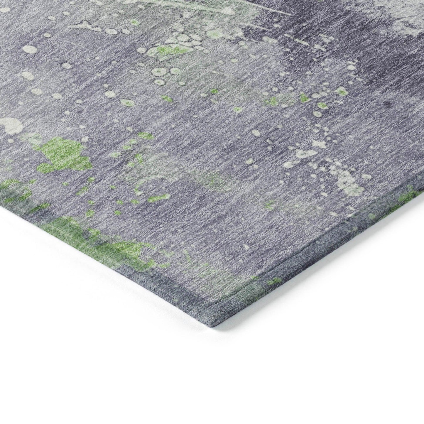 Faerius Purple Washable Indoor-Outdoor Rug