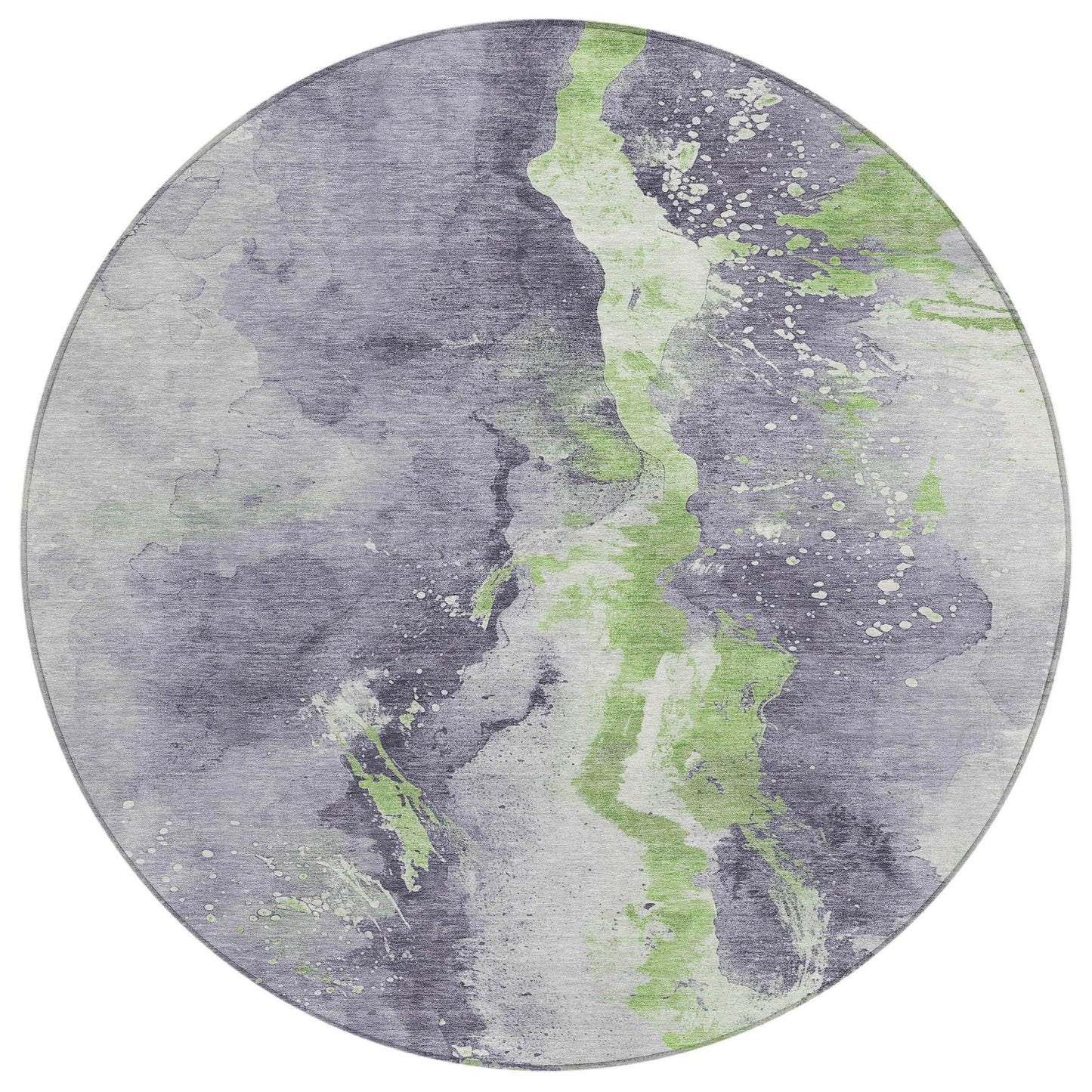 Faerius Purple Washable Indoor-Outdoor Rug