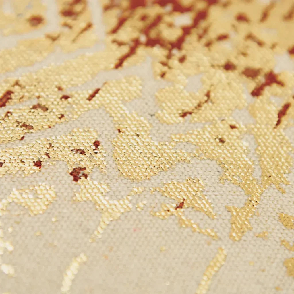 Faida Gold Throw Pillow With Down Insert - LOOMLAN - LOOMLAN - Throw Pillows