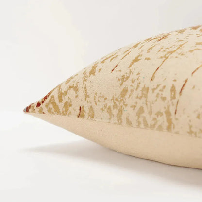 Faida Gold Throw Pillow With Down Insert - LOOMLAN - LOOMLAN - Throw Pillows