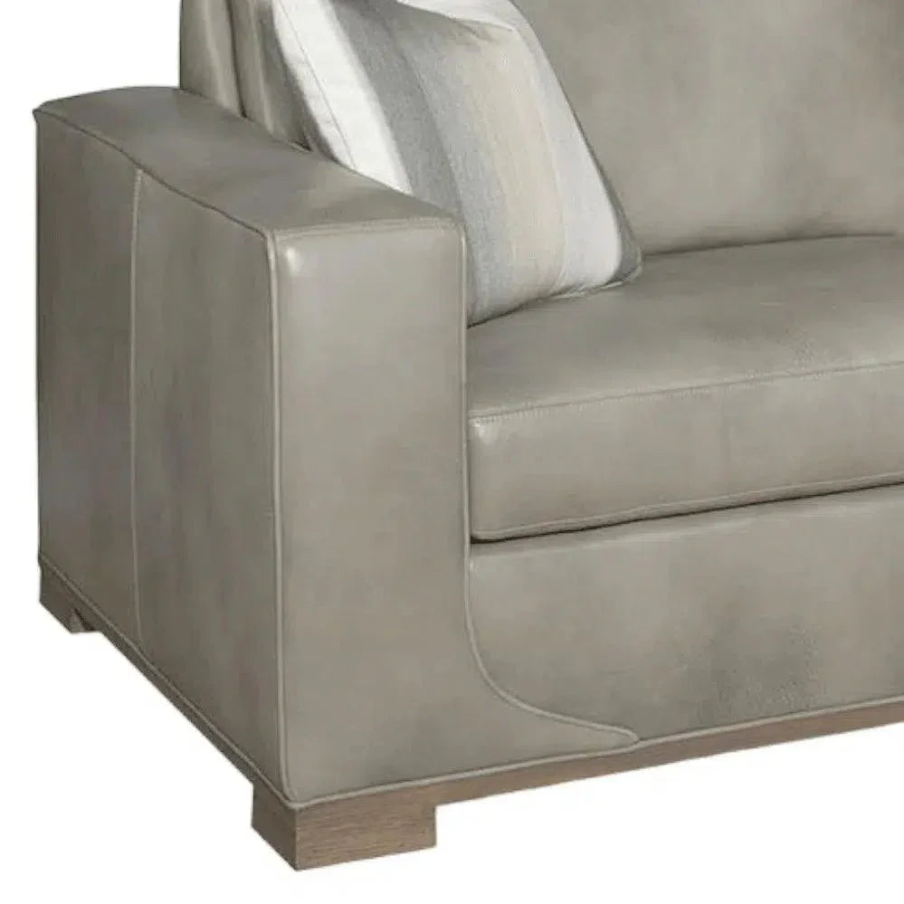 Fairview Custom Leather Sofa - Made to Order the USA - LOOMLAN - Uptown Sebastian - Sofas & Loveseats