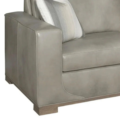 Fairview Custom Leather Sofa - Made to Order the USA - LOOMLAN - Uptown Sebastian - Sofas & Loveseats