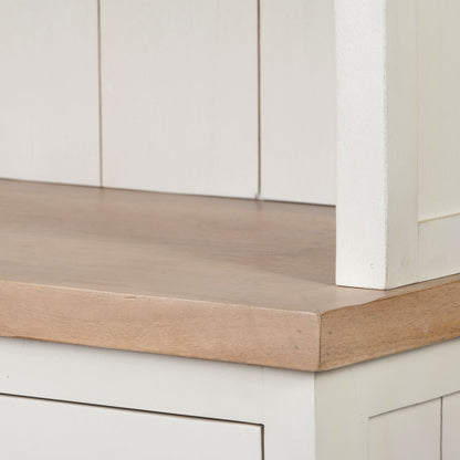 Fairview Three Shelves Wood Bookcase