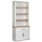 Fairview Three Shelves Wood Bookcase