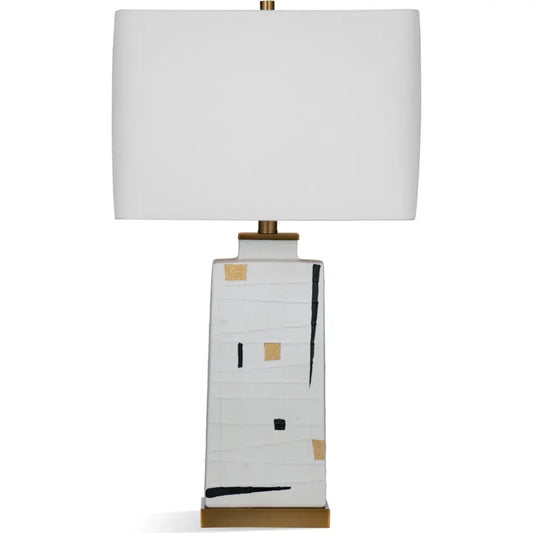 Fandy Ceramic Multicolor Table Lamp - LOOMLAN - Bassett Mirror - Table Lamps