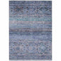 Fariza Blue Washable Indoor - Outdoor Rug - LOOMLAN - LOOMLAN Rugs - Outdoor Rugs