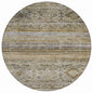Fariza Brown Washable Indoor - Outdoor Rug - LOOMLAN - LOOMLAN Rugs - Outdoor Rugs