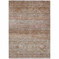 Fariza Orange Washable Indoor - Outdoor Rug - LOOMLAN - LOOMLAN Rugs - Outdoor Rugs