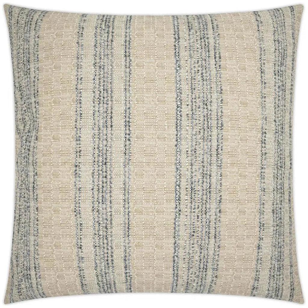 Farkle Jute Global Blue Large Throw Pillow Insert - LOOMLAN - D.V. Kap - Throw Pillows