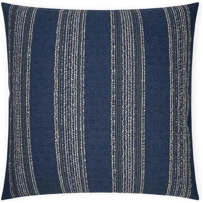 Farkle Navy Global Navy Large Throw Pillow Insert - LOOMLAN - D.V. Kap - Throw Pillows