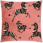 Farlowe Rose Animal Blush Large Throw Pillow Insert - LOOMLAN - D.V. Kap - Throw Pillows