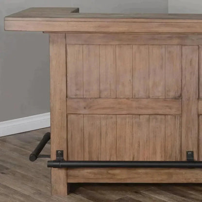 Farmhouse Bar Island For Home Entertainment-Home Bar Islands-Sunny D-LOOMLAN