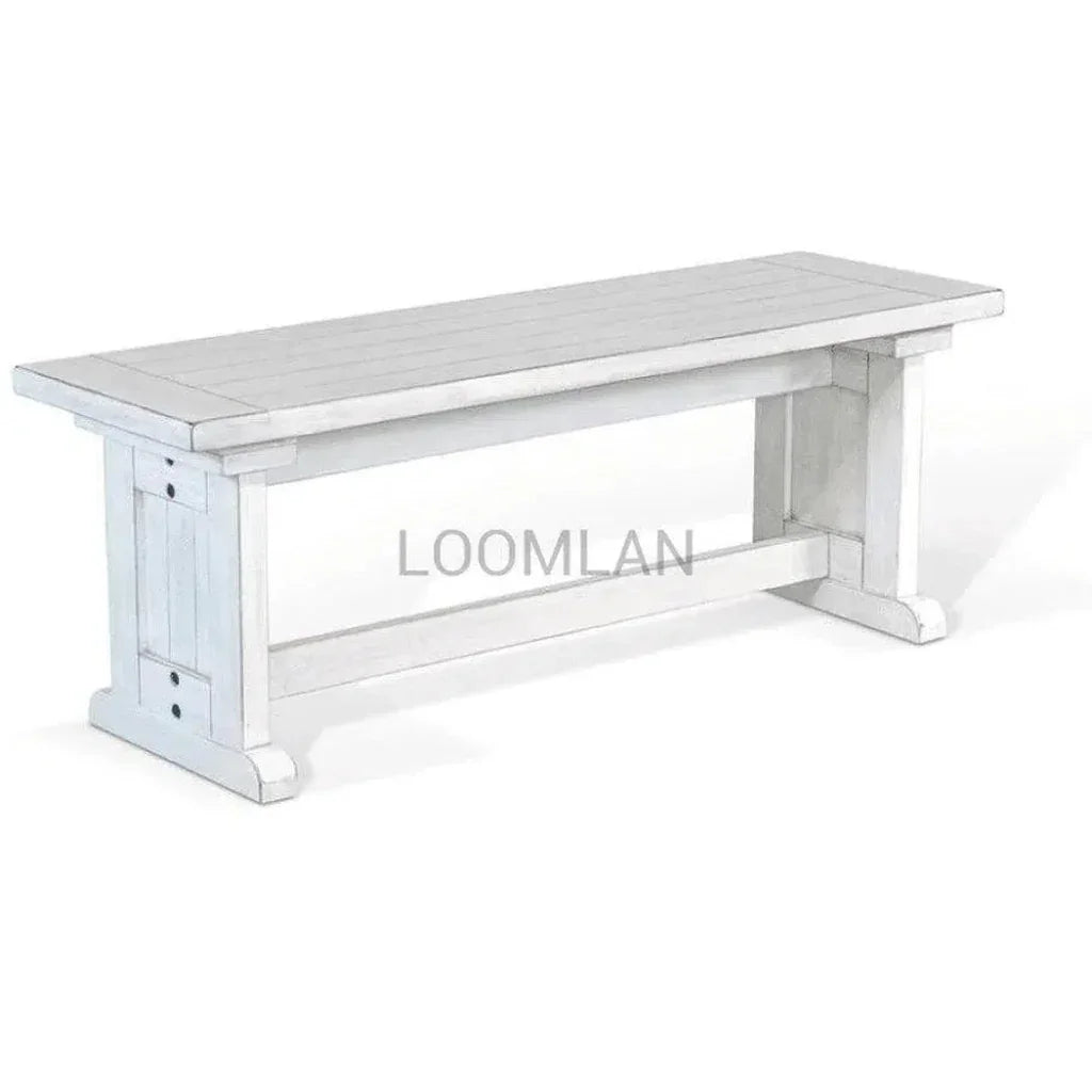 Farmhouse Dining Side Bench (Bench only) - LOOMLAN - Sunny D - Dining Benches