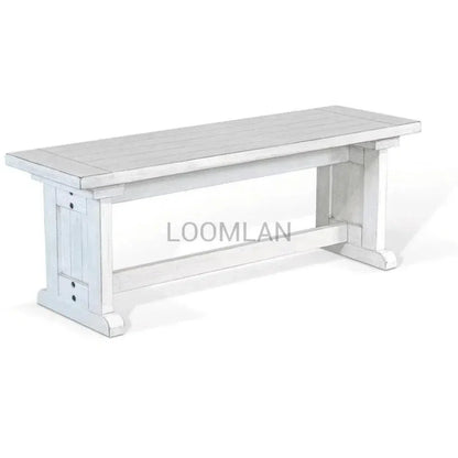 Farmhouse Dining Side Bench (Bench only) - LOOMLAN - Sunny D - Dining Benches