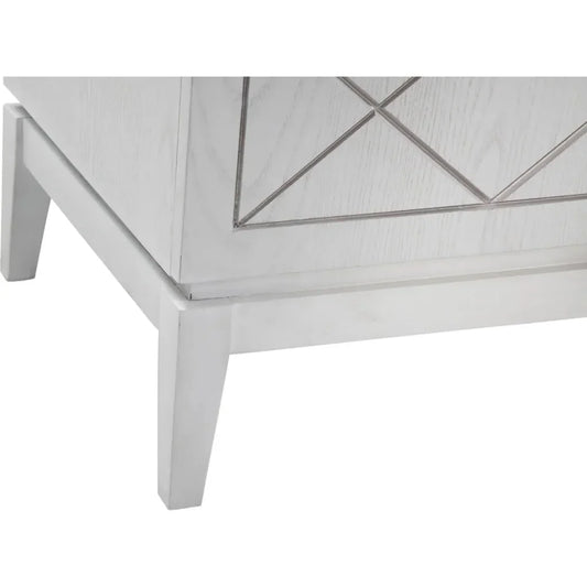 Farrow Wood White Server - LOOMLAN - Bassett Mirror - Sideboards