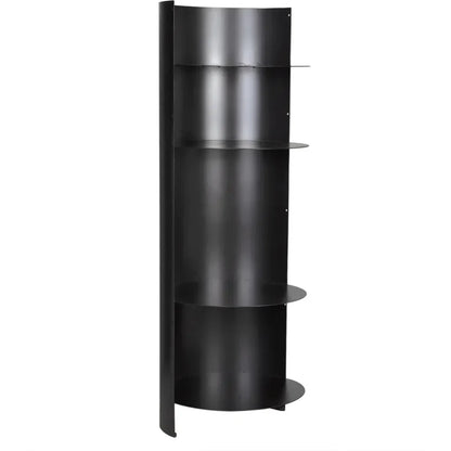 Fassbender Steel Black Etagere (Set of 3)-Etageres-Noir-LOOMLAN