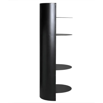 Fassbender Steel Black Etagere (Set of 3)-Etageres-Noir-LOOMLAN