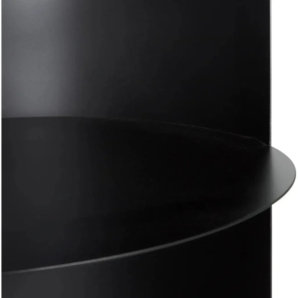 Fassbender Steel Black Etagere (Set of 3)-Etageres-Noir-LOOMLAN