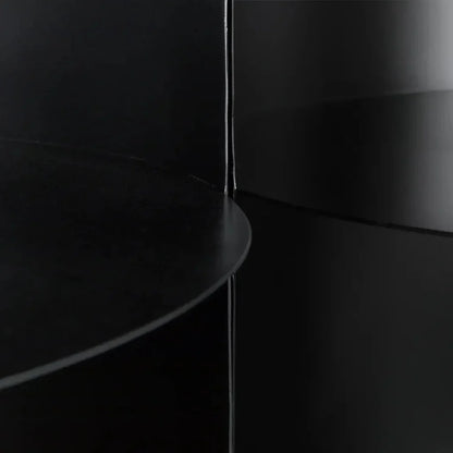Fassbender Steel Black Etagere (Set of 3)-Etageres-Noir-LOOMLAN