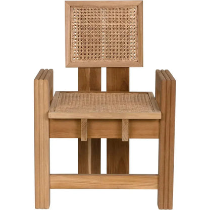 Fatima Teak Chair - LOOMLAN - Noir - Dining Chairs