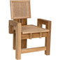 Fatima Teak Chair - LOOMLAN - Noir - Dining Chairs