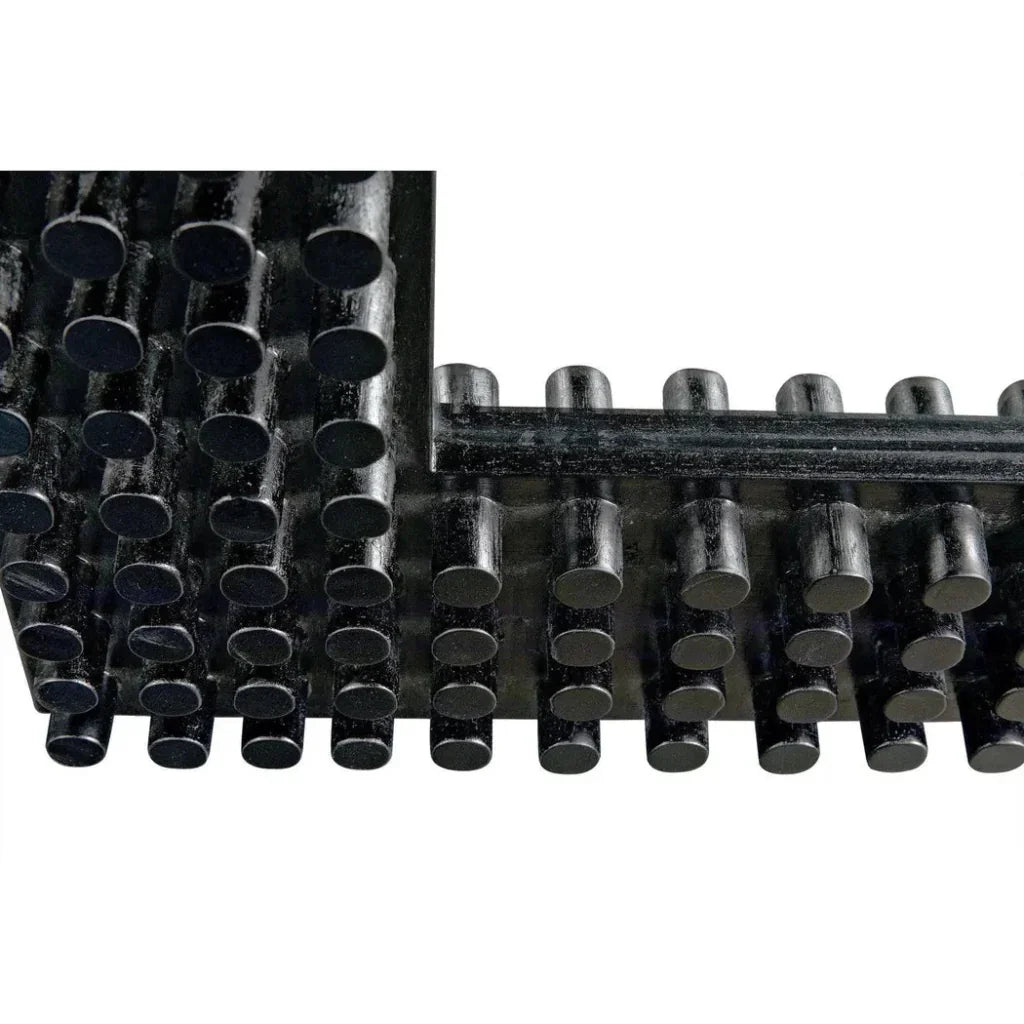 Faustus Mirror Black Wall Mirror - LOOMLAN - Noir - Wall Mirrors