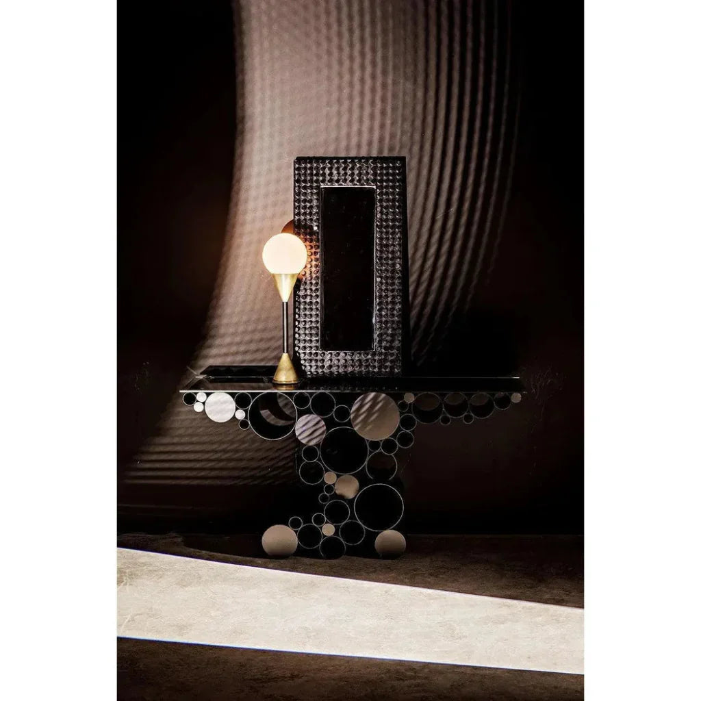 Faustus Mirror Black Wall Mirror - LOOMLAN - Noir - Wall Mirrors