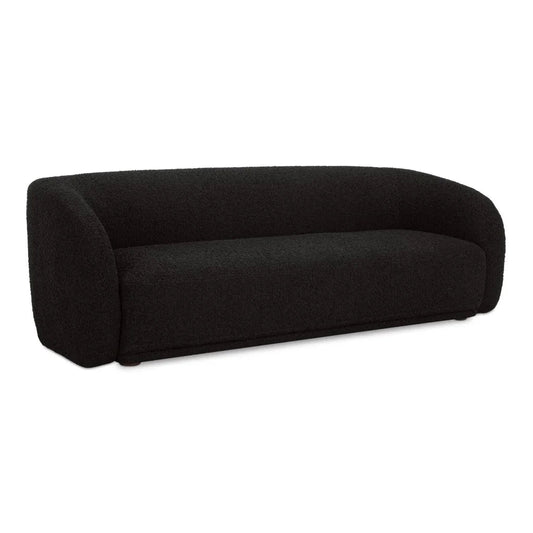 Faye Boucle Curved Design Sofa - LOOMLAN - Moe's Home - Sofas & Loveseats