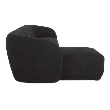 Faye Boucle Fabric Sectional Sofa-Modular Sofas-Moe's Home-LOOMLAN