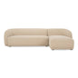 Faye Boucle Fabric Sectional Sofa-Modular Sofas-Moe's Home-Rigt Facing-Beige Boucle-LOOMLAN