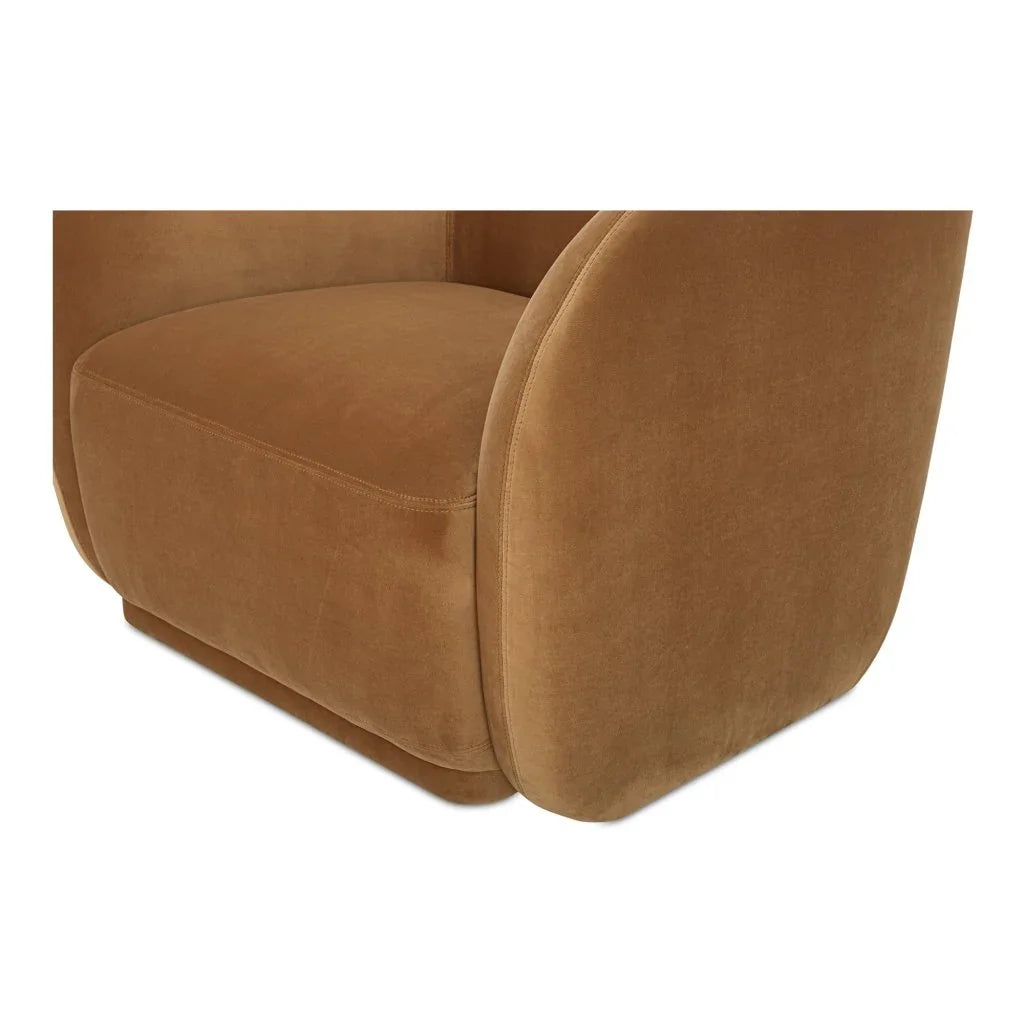 Faye Cureved Back Accent Chair - LOOMLAN - Moe's Home - Club Chairs