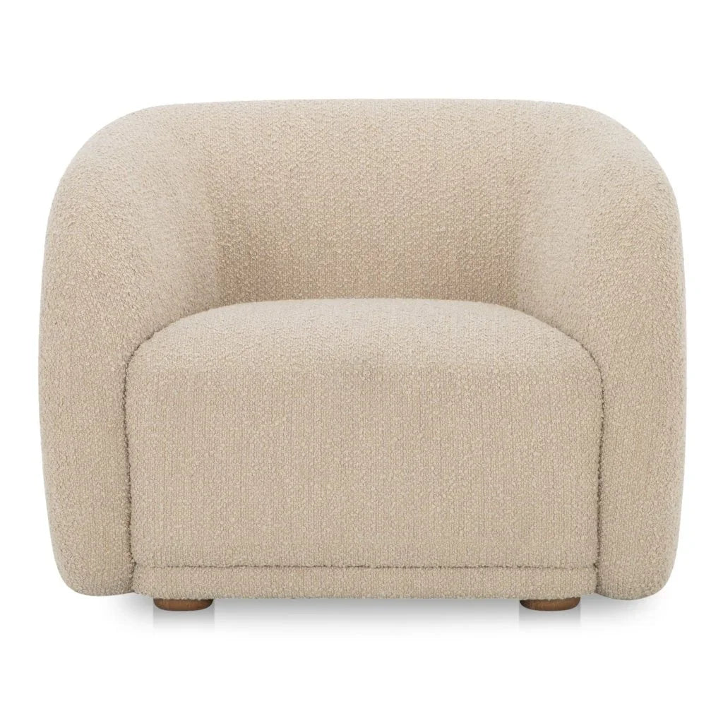 Faye Cureved Back Accent Chair - LOOMLAN - Moe's Home - Club Chairs