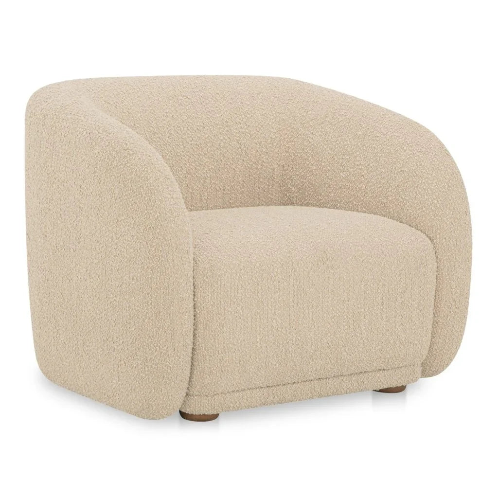 Faye Cureved Back Accent Chair - LOOMLAN - Moe's Home - Club Chairs