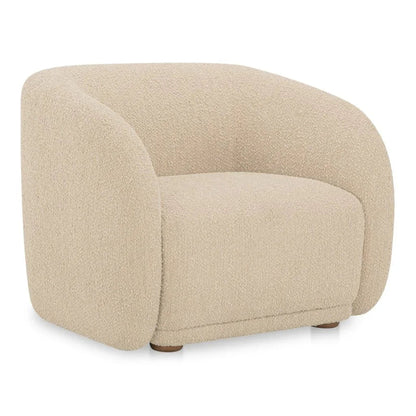 Faye Cureved Back Accent Chair - LOOMLAN - Moe's Home - Club Chairs