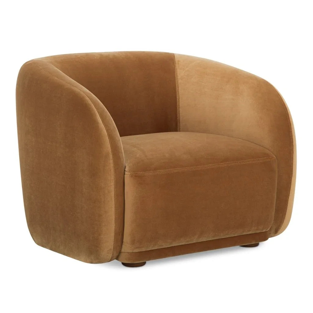 Faye Cureved Back Accent Chair - LOOMLAN - Moe's Home - Club Chairs