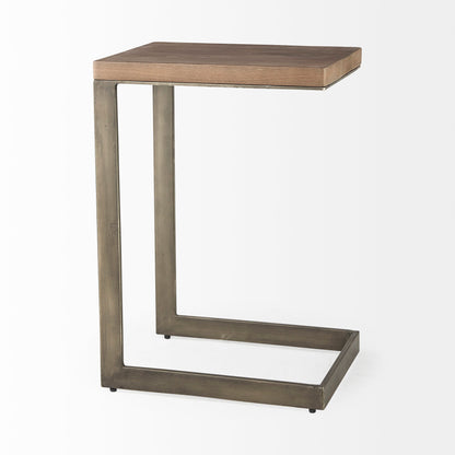 Faye Metal Base C Side Table