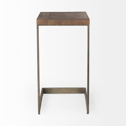 Faye Metal Base C Side Table
