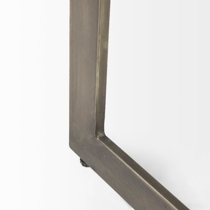 Faye Metal Base C Side Table