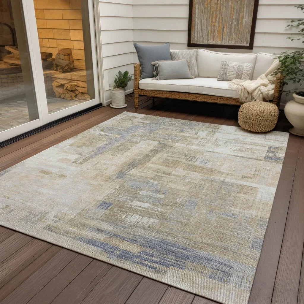 Fayra Ivory Washable Indoor - Outdoor Rug - LOOMLAN - LOOMLAN Rugs - Outdoor Rugs