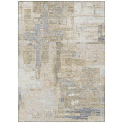 Fayra Ivory Washable Indoor - Outdoor Rug - LOOMLAN - LOOMLAN Rugs - Outdoor Rugs