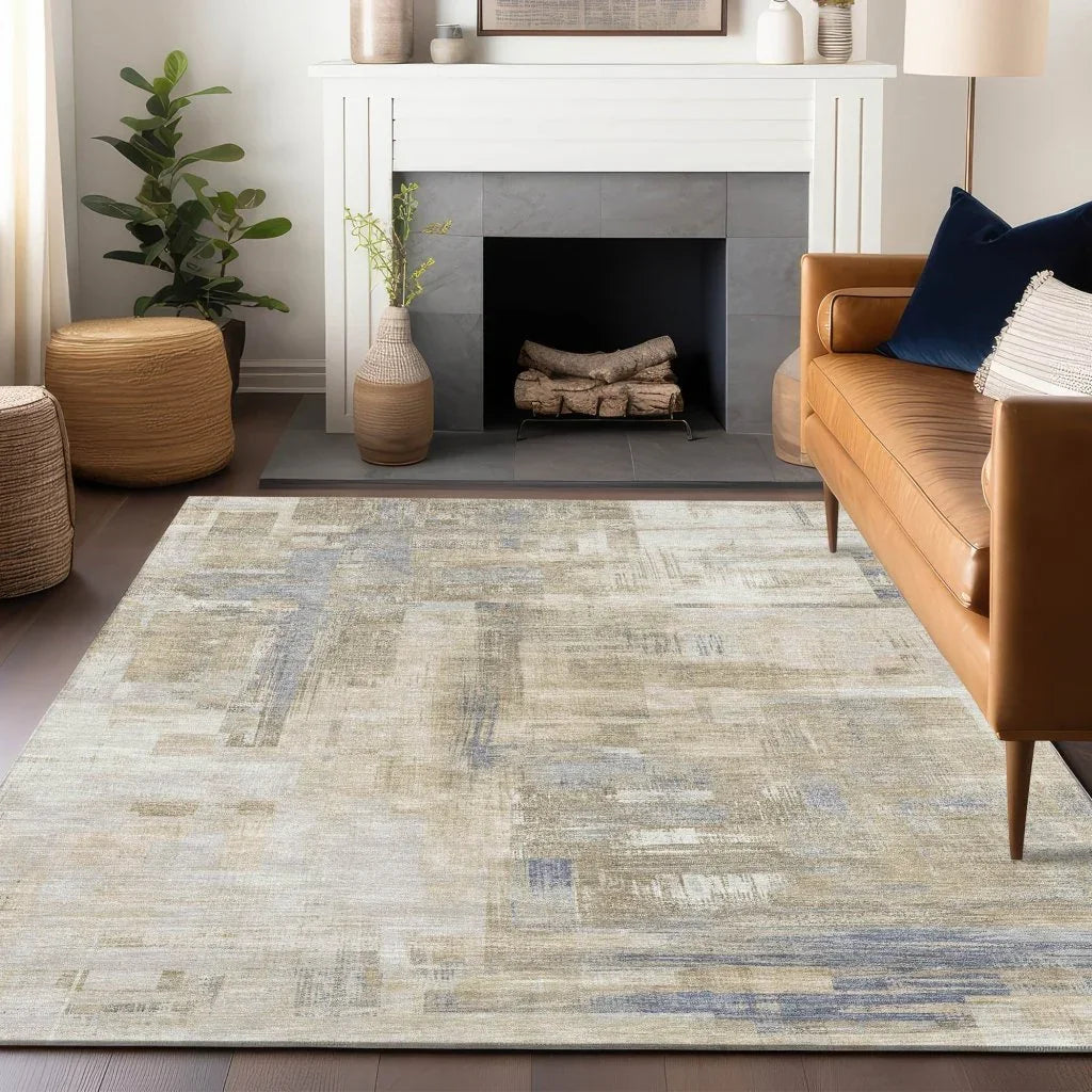 Fayra Ivory Washable Indoor - Outdoor Rug - LOOMLAN - LOOMLAN Rugs - Outdoor Rugs
