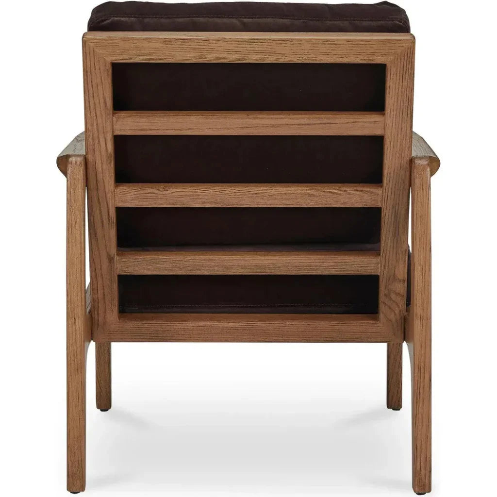 Fearne Wood Accent Armchair - LOOMLAN - Moe's Home - Accent Chairs