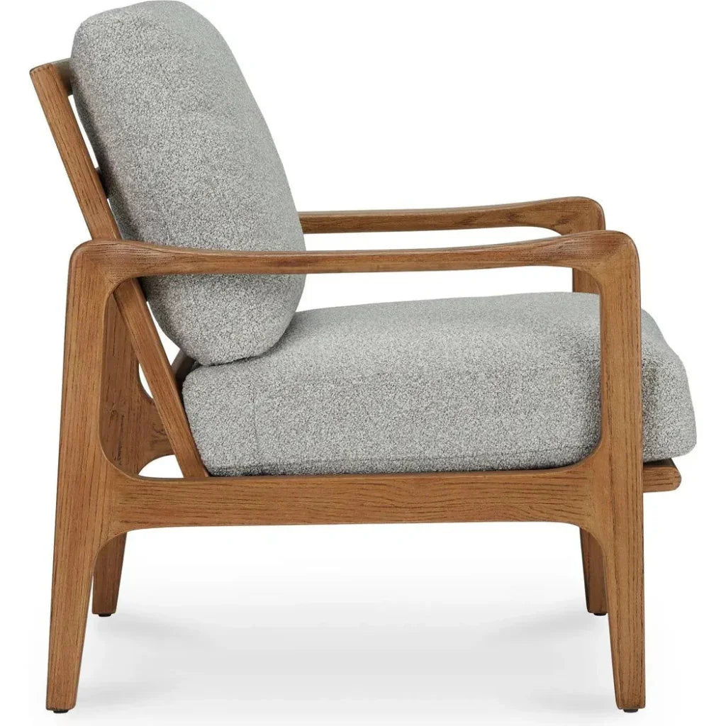 Fearne Wood Accent Armchair - LOOMLAN - Moe's Home - Accent Chairs