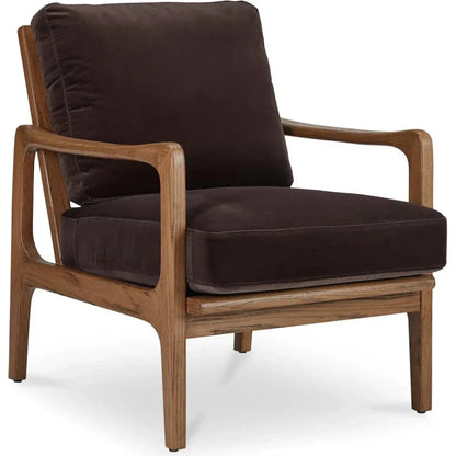 Fearne Wood Accent Armchair - LOOMLAN - Moe's Home - Accent Chairs