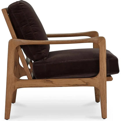 Fearne Wood Accent Armchair - LOOMLAN - Moe's Home - Accent Chairs