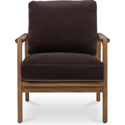 Fearne Wood Accent Armchair - LOOMLAN - Moe's Home - Accent Chairs