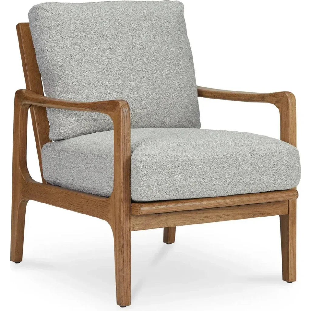 Fearne Wood Accent Armchair - LOOMLAN - Moe's Home - Accent Chairs