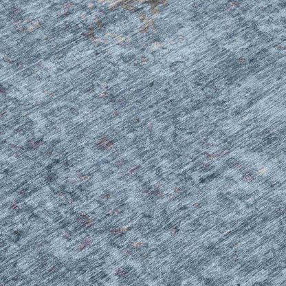 Felissae Blue Washable Indoor - Outdoor Rug - LOOMLAN - LOOMLAN Rugs - Outdoor Rugs