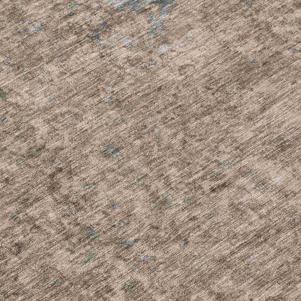 Felissae Brown Washable Indoor - Outdoor Rug - LOOMLAN - LOOMLAN Rugs - Outdoor Rugs