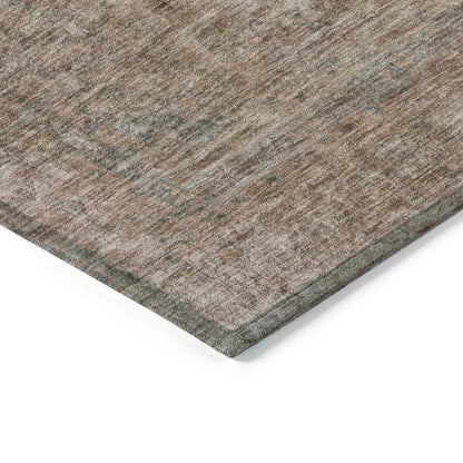 Felissae Brown Washable Indoor - Outdoor Rug - LOOMLAN - LOOMLAN Rugs - Outdoor Rugs
